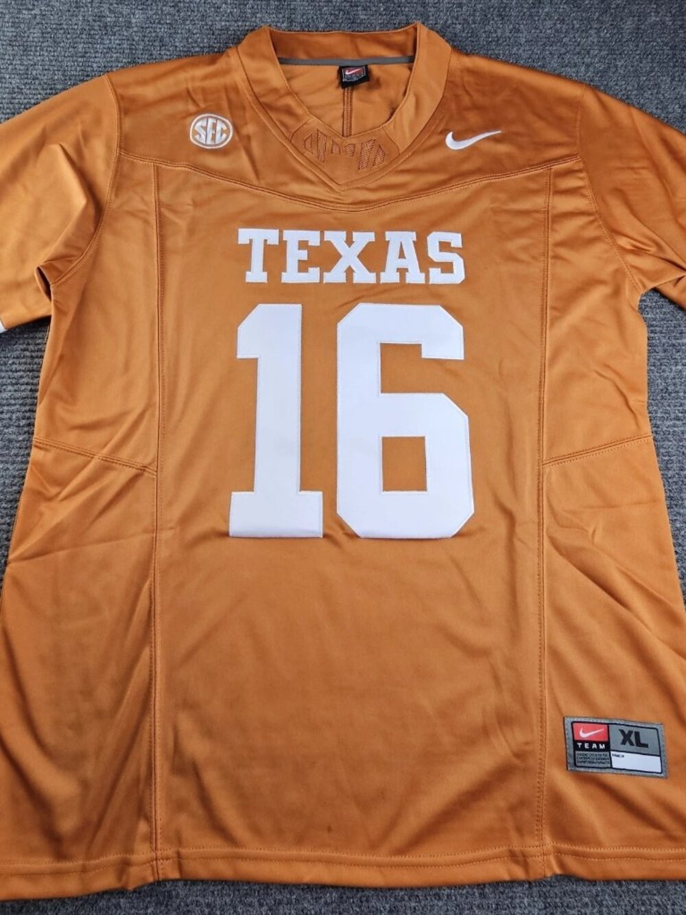 Arch Manning Stitched Jersey Orange Vapor